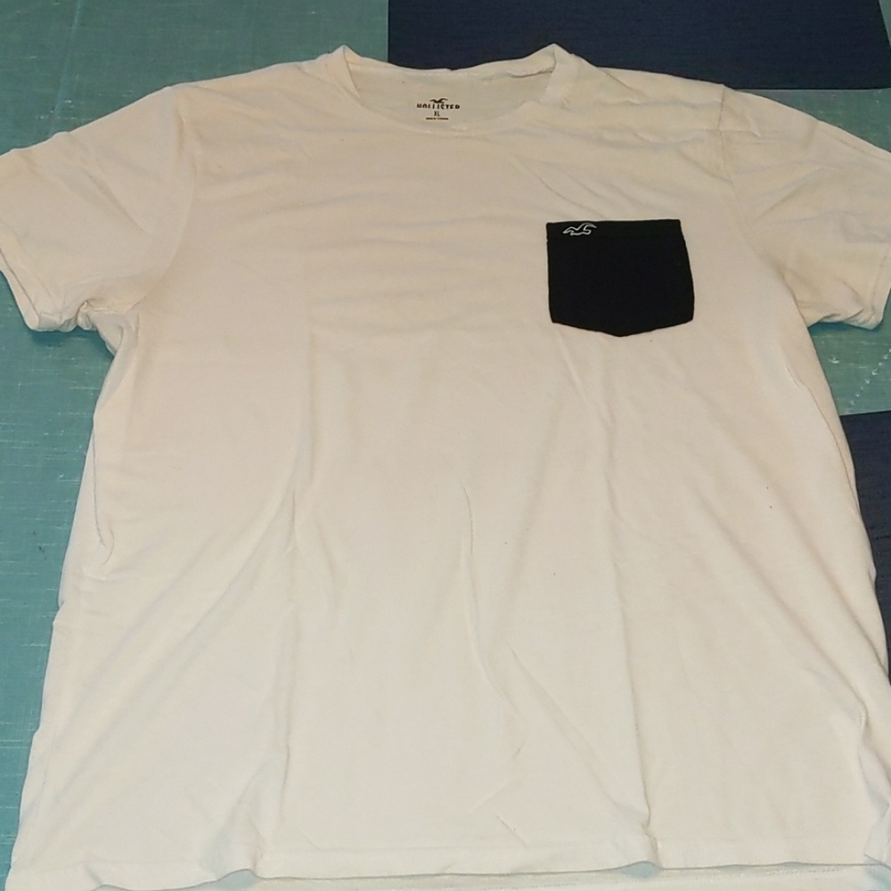 Hollister White Tee Size XL